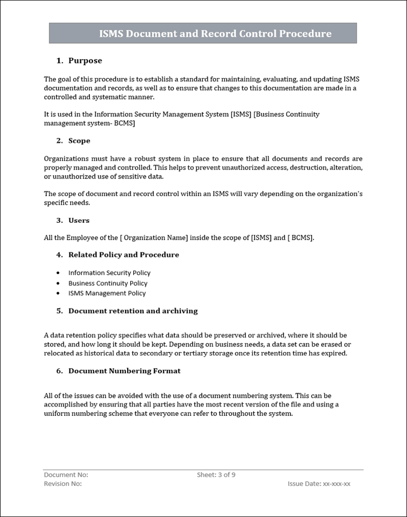 ISO 27001:2022 Documentation Toolkit